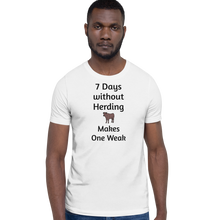 Load image into Gallery viewer, 7 Days Without Cattle Herding T-Shirts - Light