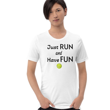 Load image into Gallery viewer, Just Run Tennis Ball T-Shirts - Light