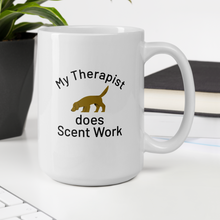 Load image into Gallery viewer, My Therapist Does Scent Work Mugs
