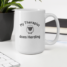 Load image into Gallery viewer, My Therapist Does Sheep Herding Mugs
