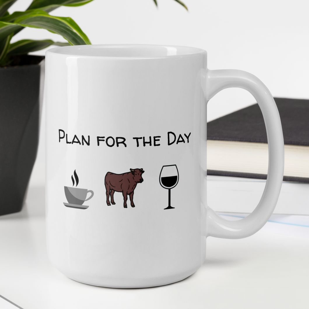 Plan for the Day - Cattle Herding Mugs