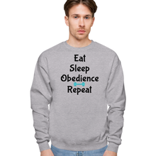 Load image into Gallery viewer, Eat Sleep Obedience Repeat Sweatshirts - Light