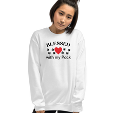 Load image into Gallery viewer, Blessed with My Pack Sweatshirts - Light