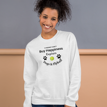 Load image into Gallery viewer, Buy Happiness w/ Dogs & Flyball Sweatshirts - Light