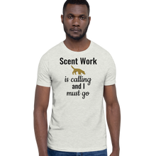Load image into Gallery viewer, Scent Work is Calling T-Shirts - Light