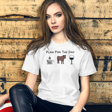 Load image into Gallery viewer, Cattle Herding Plan for the Day Cattle T-Shirts - Light
