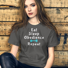 Load image into Gallery viewer, Eat Sleep Obedience Repeat T-Shirts - Dark