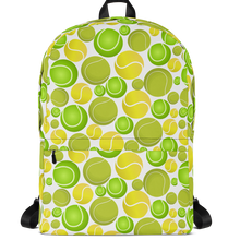 Load image into Gallery viewer, Allover Multi-Colored Tennis Balls Dog Backpack