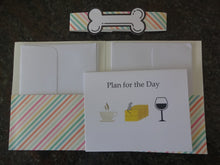 Load image into Gallery viewer, Barn Hunt Plan for the Day Notecards