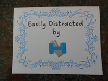 Load image into Gallery viewer, Easily Distracted by Obedience Birthday Cards