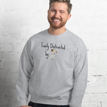 Load image into Gallery viewer, Easily Distracted by Russell Terriers Sweatshirts - Light