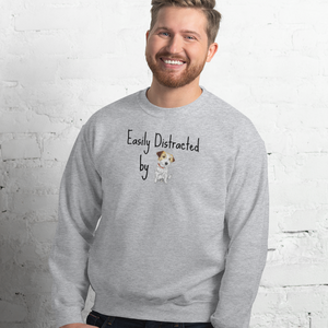 Easily Distracted by Russell Terriers Sweatshirts - Light