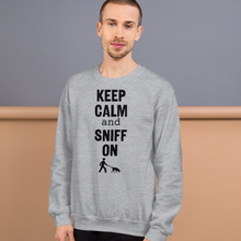 Load image into Gallery viewer, Keep Calm & Sniff On Tracking Sweatshirts - Light