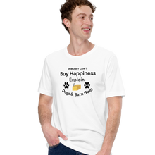 Load image into Gallery viewer, Buy Happiness w/ Dogs & Barn Hunt T-Shirts - Light