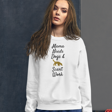 Load image into Gallery viewer, Mama Needs Dogs & Scent Work Sweatshirts - Light