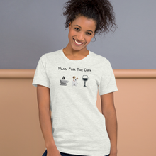 Load image into Gallery viewer, Russell Terrier Plan for the Day T-Shirts - Light