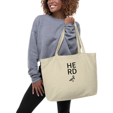 Load image into Gallery viewer, Stacked Herd with Duck X-Large Tote/Shopping Bag - Oyster