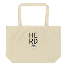 Load image into Gallery viewer, Stacked Herd with Sheep X-Large Tote/Shopping Bag - Oyster
