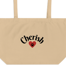 Load image into Gallery viewer, Cherish w/ Heart X-Large Tote/Shopping Bag