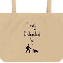 Load image into Gallery viewer, Easily Distracted by Tracking X-Large Tote/ Shopping Bags