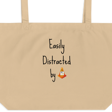 Load image into Gallery viewer, Easily Distracted by Dog Rally X-Large Tote/ Shopping Bags