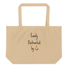 Load image into Gallery viewer, Easily Distracted by Dog Rally X-Large Tote/ Shopping Bags