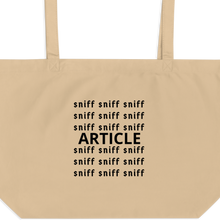 Load image into Gallery viewer, Sniff Sniff Article Tracking X-Large Tote/ Shopping Bags