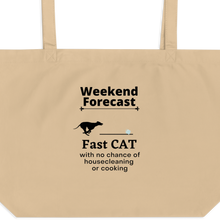 Load image into Gallery viewer, Fast CAT Weekend Forecast X-Large Tote/ Shopping Bags