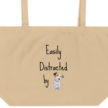 Load image into Gallery viewer, Easily Distracted by Russell Terriers X-Large Tote/ Shopping Bags