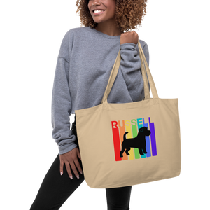 Rainbow Russells X-Large Tote/ Shopping Bags