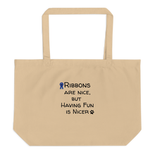 Load image into Gallery viewer, Ribbons are Nice X-Large Tote/ Shopping Bags