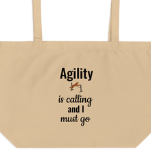 Load image into Gallery viewer, Agility is Calling X-Large Tote/ Shopping Bag