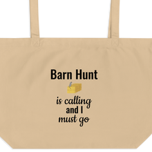 Load image into Gallery viewer, Barn Hunt is Calling X-Large Tote/ Shopping Bags
