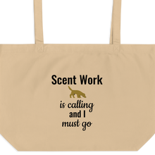 Load image into Gallery viewer, Scent Work is Calling X-Large Tote/ Shopping Bags