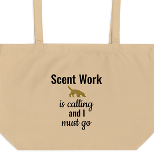 Scent Work is Calling X-Large Tote/ Shopping Bags