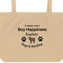 Load image into Gallery viewer, Money Buys Cattle Herding Happiness Tote/ Shopping Bags
