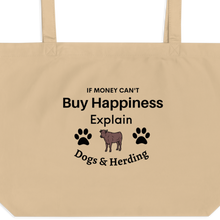 Load image into Gallery viewer, Money Buys Cattle Herding Happiness Tote/ Shopping Bags