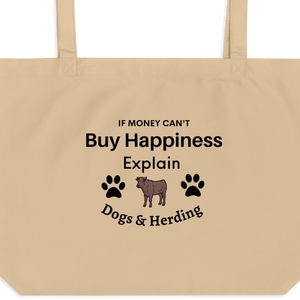 Money Buys Cattle Herding Happiness Tote/ Shopping Bags