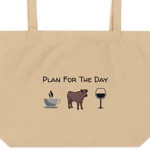 Plan for the Day Cattle Herding Tote/ Shopping Bags