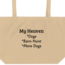 Load image into Gallery viewer, My Heaven Barn Hunt X-Large Tote/ Shopping Bags