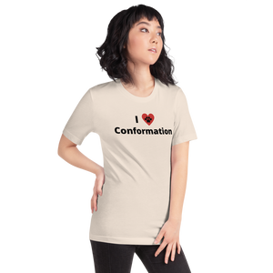 I Heart w/ Paw Conformation T-Shirts - Light