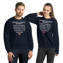 Load image into Gallery viewer, Preservationist Breeder Conformation Sweatshirts - Dark