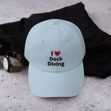 Load image into Gallery viewer, I Heart w/ Paw Dock Diving Hats - Light