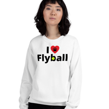 Load image into Gallery viewer, I Heart w/ Paw Flyball Sweatshirts - Light