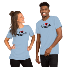 Load image into Gallery viewer, I Heart w/ Paw Herding T-Shirts - Light