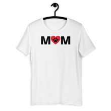 Load image into Gallery viewer, Mom w/ Dog Paw in Heart Light T-Shirts