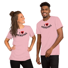 Load image into Gallery viewer, I Heart w/ Paw Herding T-Shirts - Light