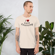 Load image into Gallery viewer, I Heart w/ Paw Lure Coursing Light T-Shirts