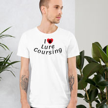 Load image into Gallery viewer, I Heart w/ Paw Lure Coursing Light T-Shirts