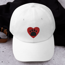 Load image into Gallery viewer, Paw in Heart Dog Light Hats